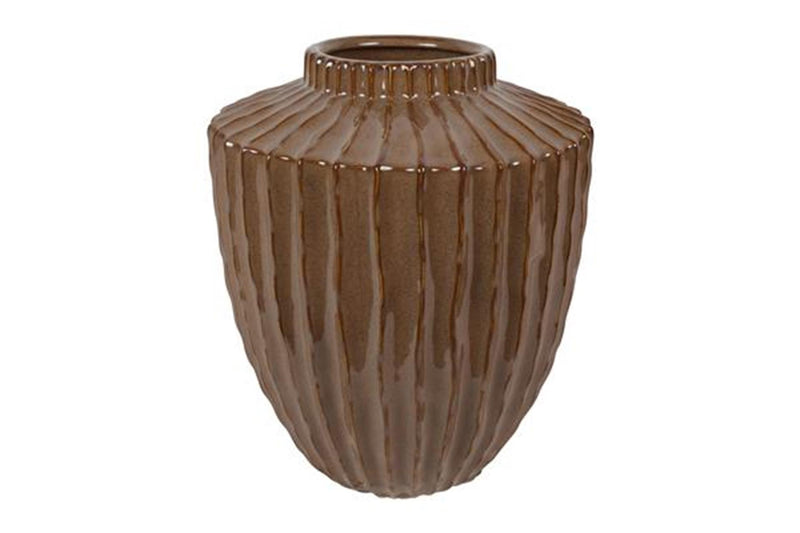 Countryfield vase duuk m marron ø27x32cm