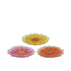 Assiette petit-déjeuner Decoris verre fleur ø23xh2,5cm