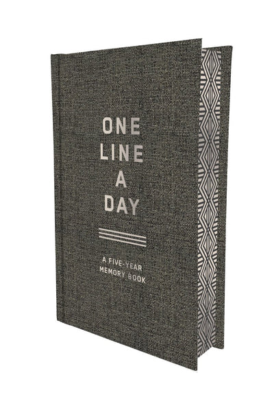 Chronique livres toile au fusain une ligne par jour - journal intime pendant 5 ans - un livre de souvenirs de cinq ans
