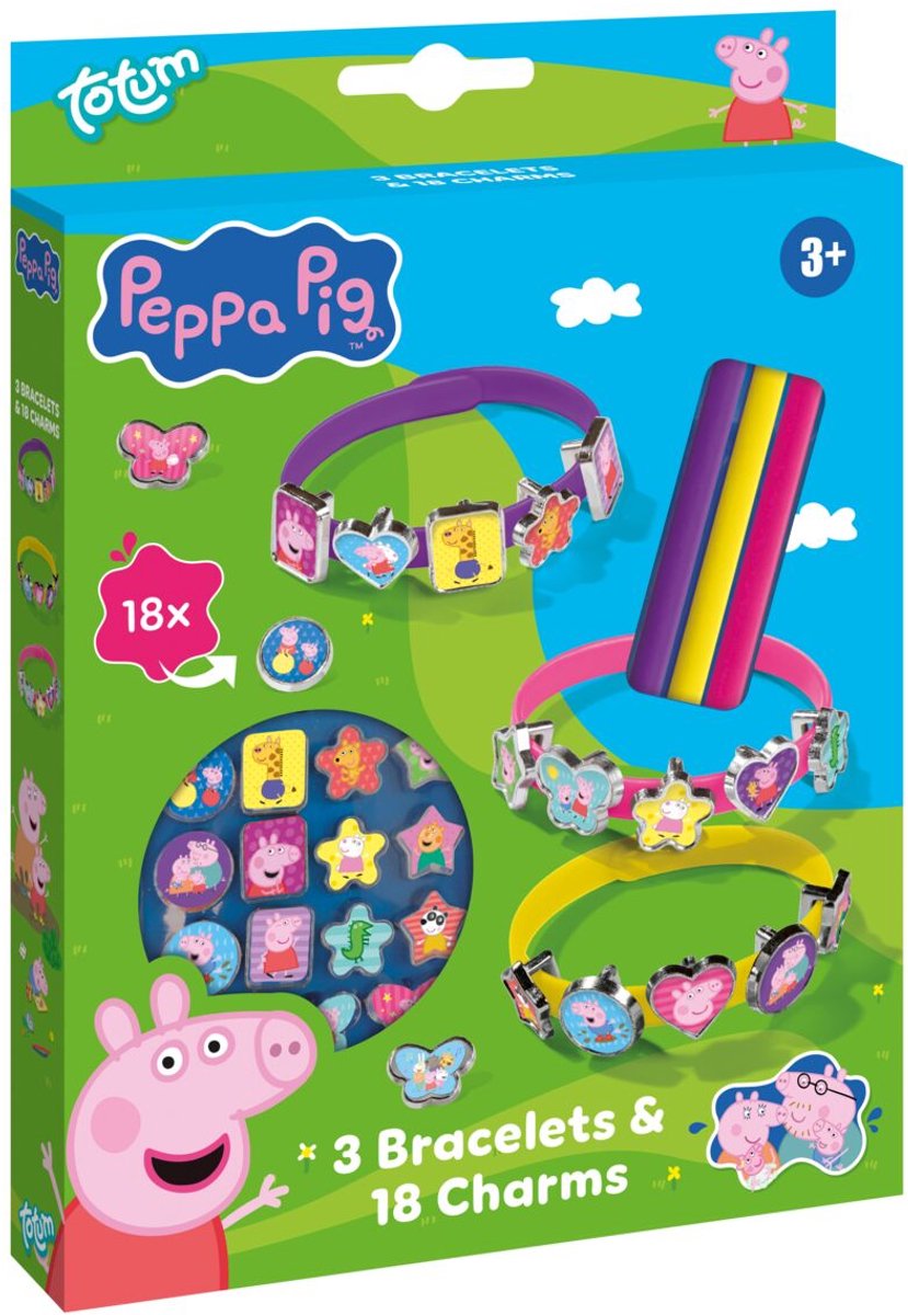 Bracelets glissants de porc peppa