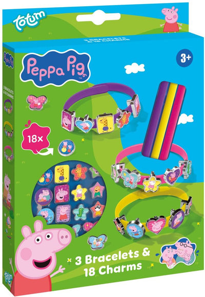 Bracelets glissants de porc peppa