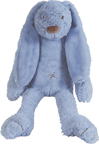 Happy horse lapin richie peluche 28cm - bleu foncé - peluche bébé