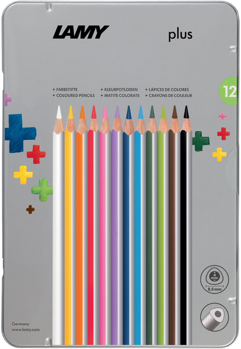 Crayons de couleur Lamy plus - crayons ergonomiques - 12 pièces