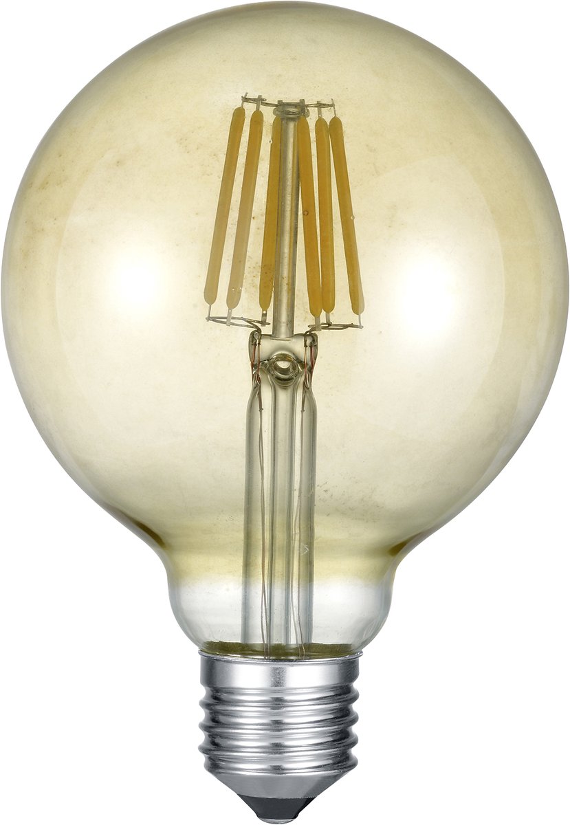 Trio globe - sources lumineuses - ambre - incl. 1x e27 8 w - dimmable avec interrupteur