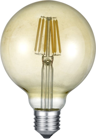 Trio globe - sources lumineuses - ambre - incl. 1x e27 8 w - dimmable avec interrupteur