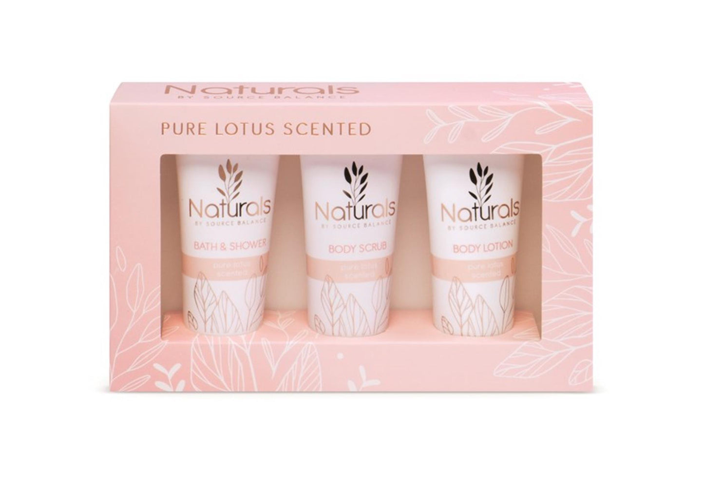 Coffret cadeau pour le bain Source Balance Naturals, 3 pièces