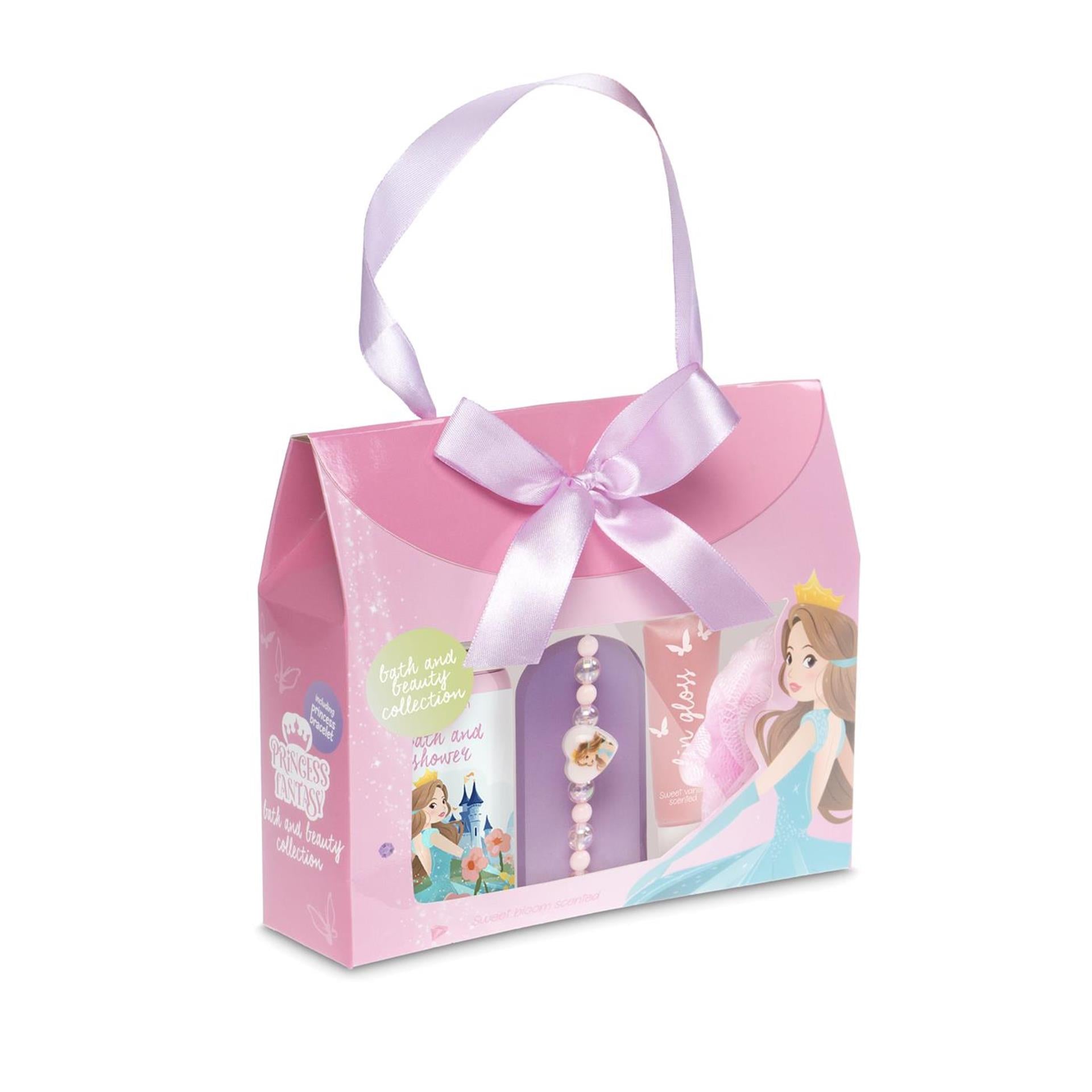 Coffret de bain princesse avec bracelet