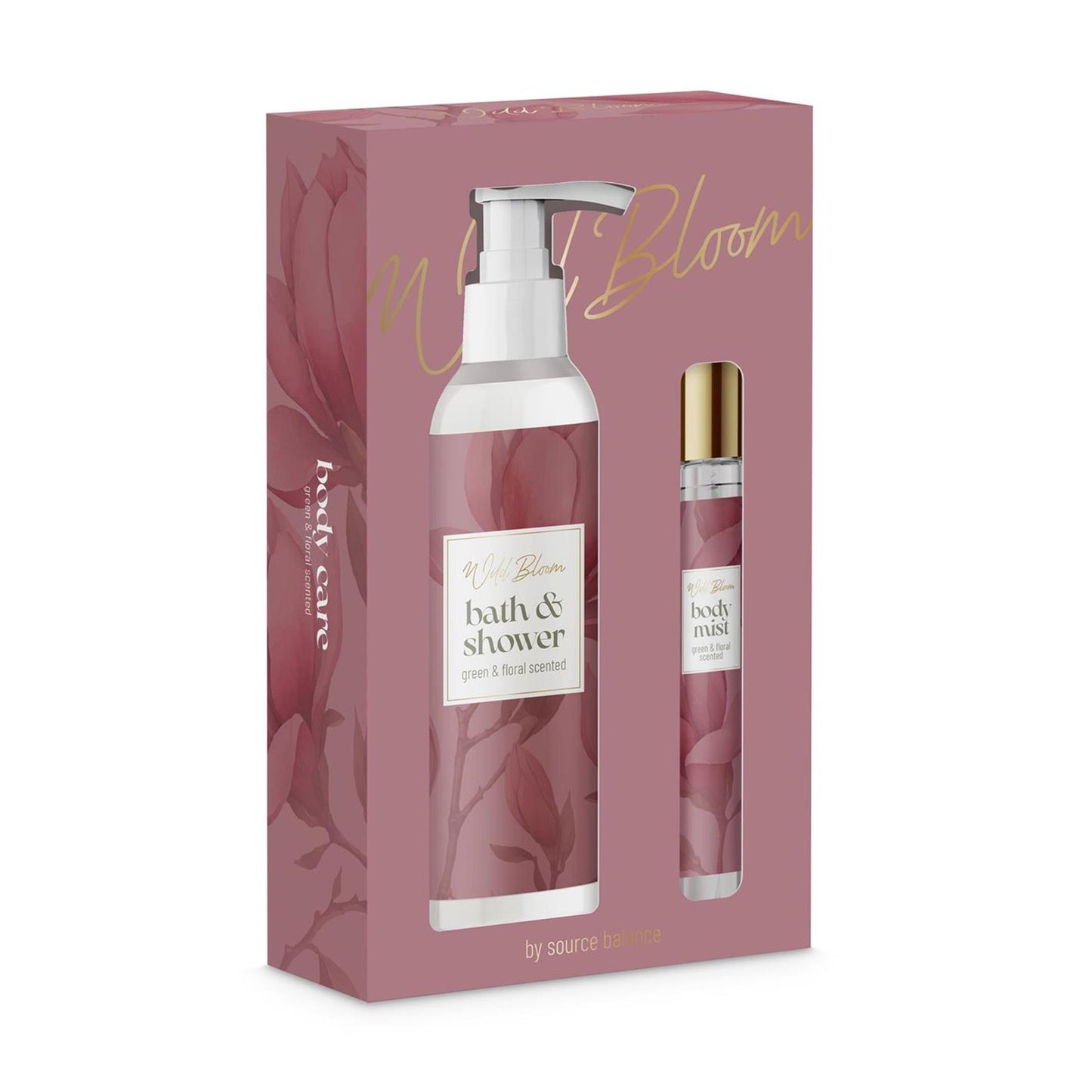 Coffret cadeau pour le bain Source Balance Wild Bloom 2 pièces