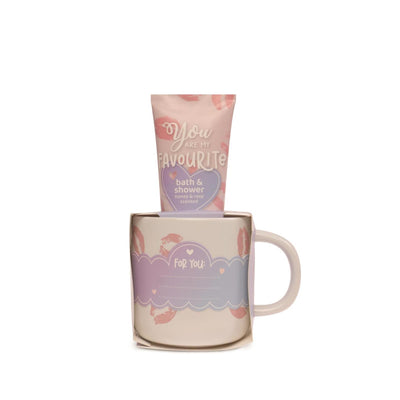 Coffret cadeau pour le bain Source Balance, mon préféré avec tasse