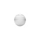Lanterne en papier globos autour du blanc, 25 cm