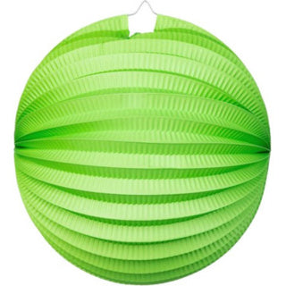 Lampion vert clair rond | 2 pièces