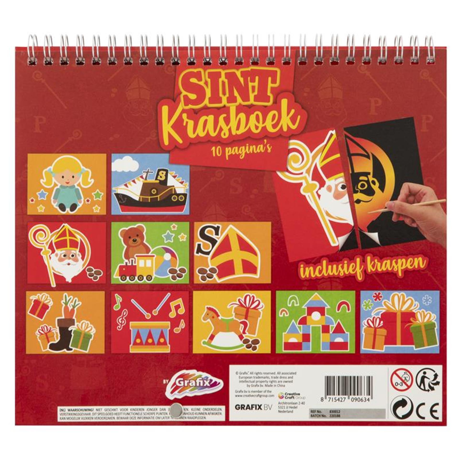Sinterklaas Krasboek - gratter le dessin