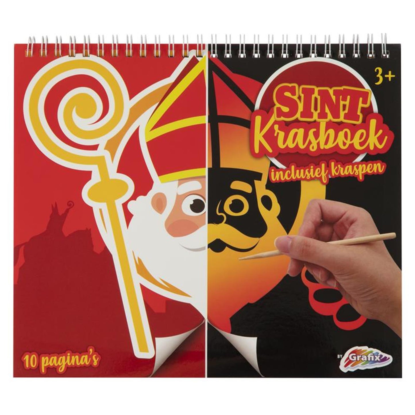Sinterklaas Krasboek - gratter le dessin