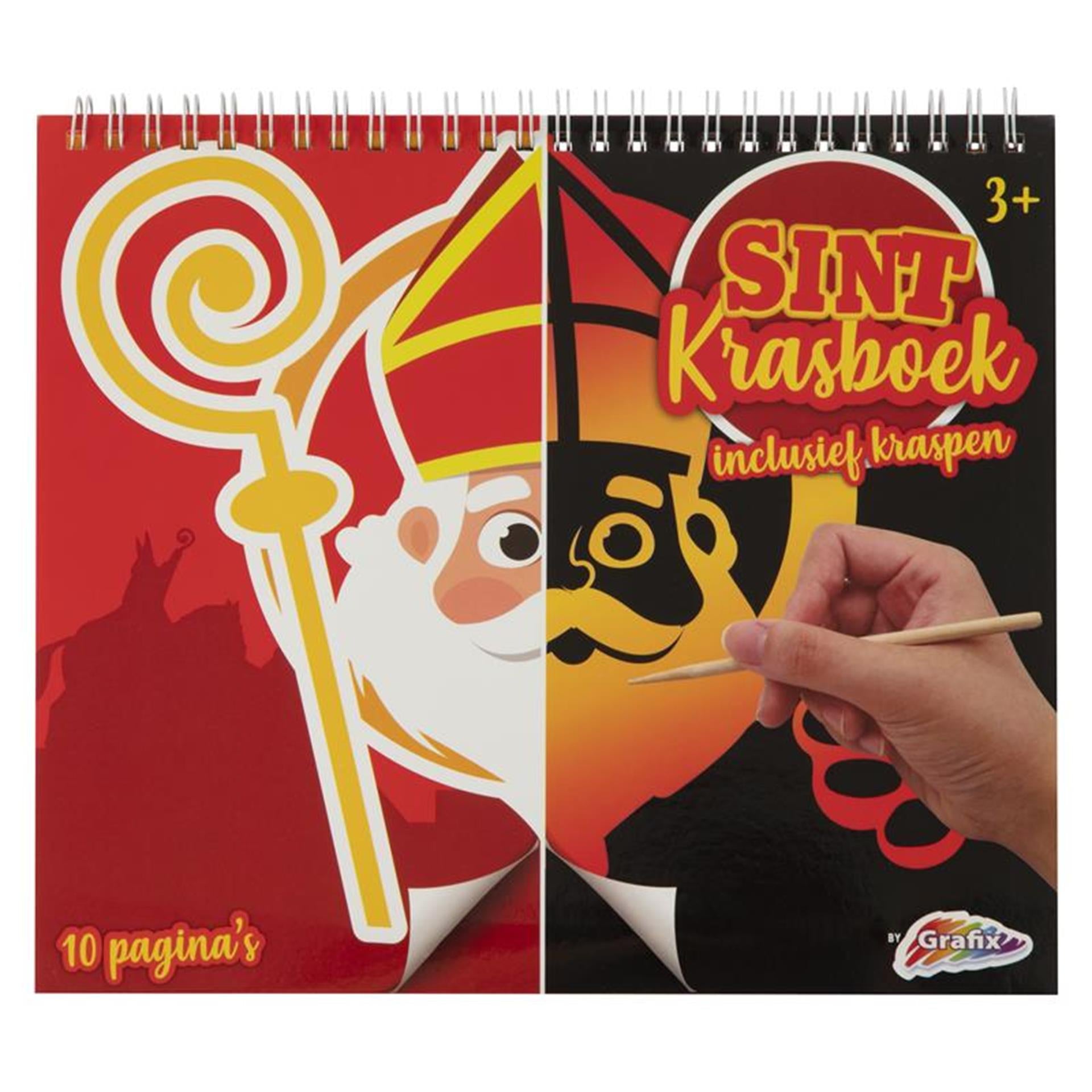 Sinterklaas Krasboek - gratter le dessin
