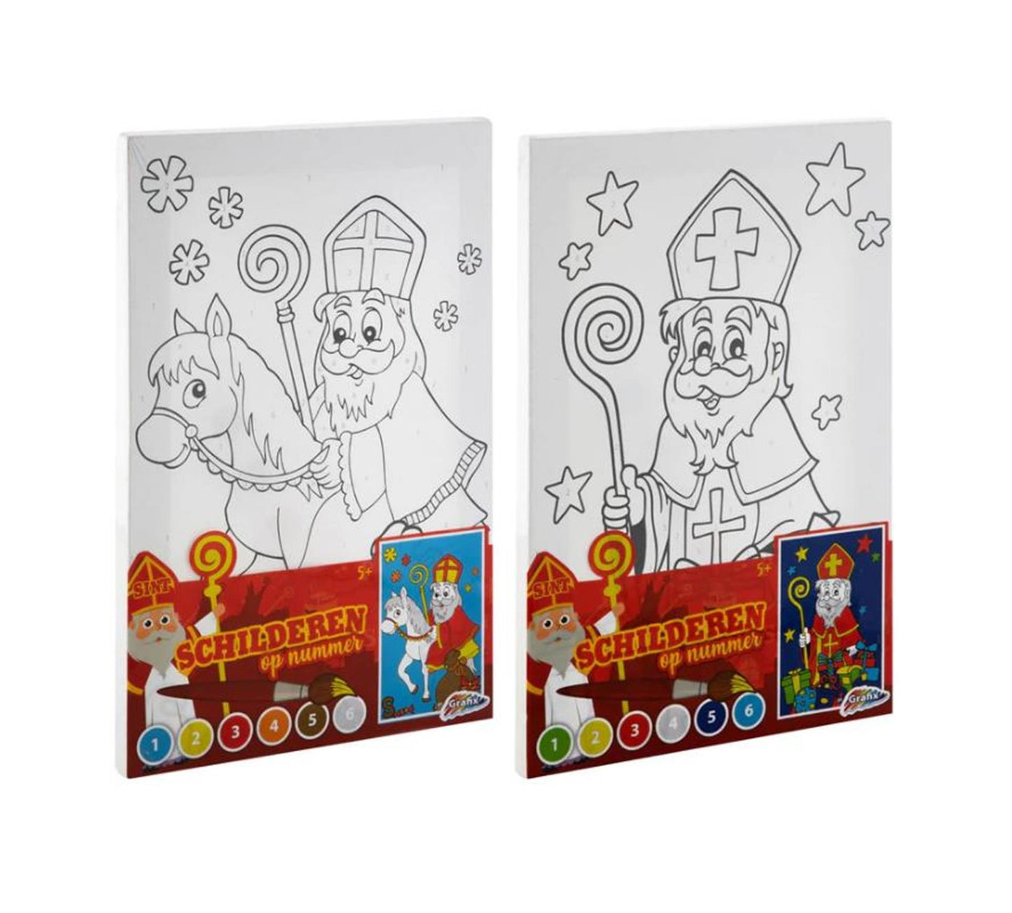 PEINTURE DE COMBAS SINTERKLAAS par numéro