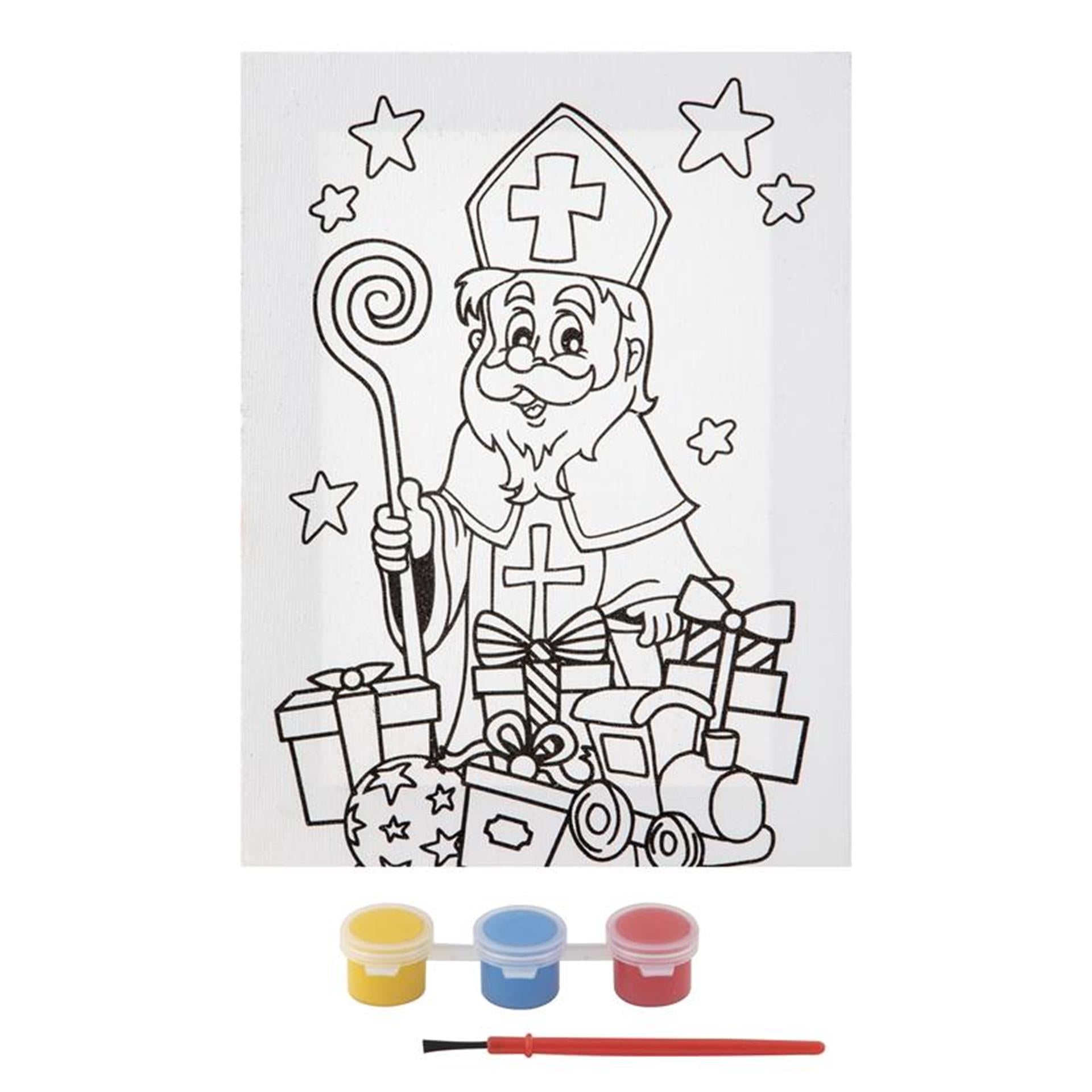 Toile peinture de Sinterklaas