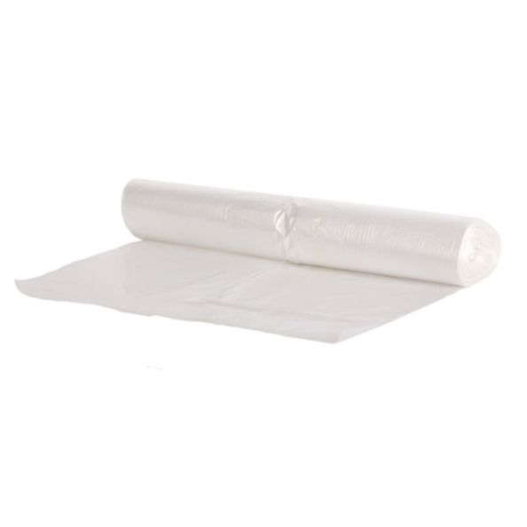 Sac poubelle blanc 55x65cm 30my 20x25pcs