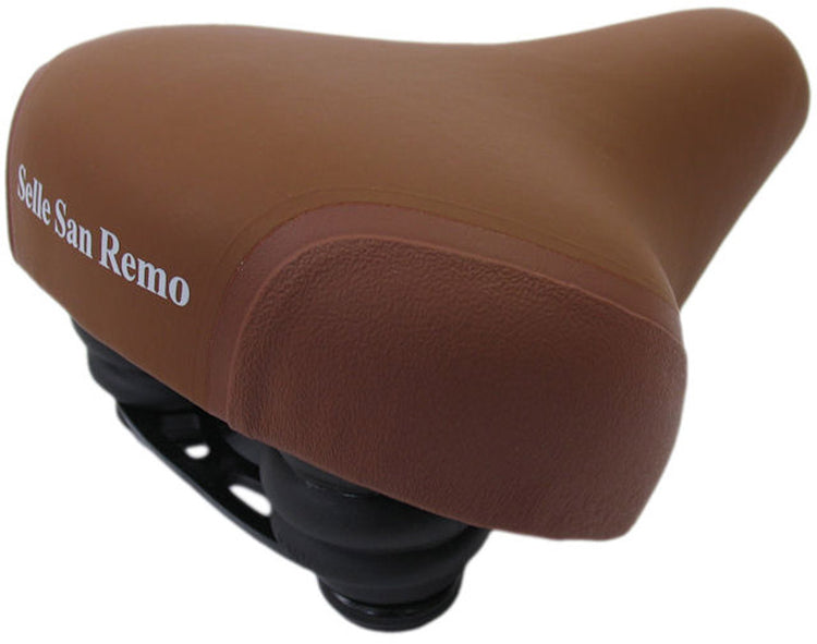 Selle marwi citybike rétro-bruin avec
