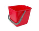 Seau à franges Wecoline rouge pour chariot à franges (25 litres)