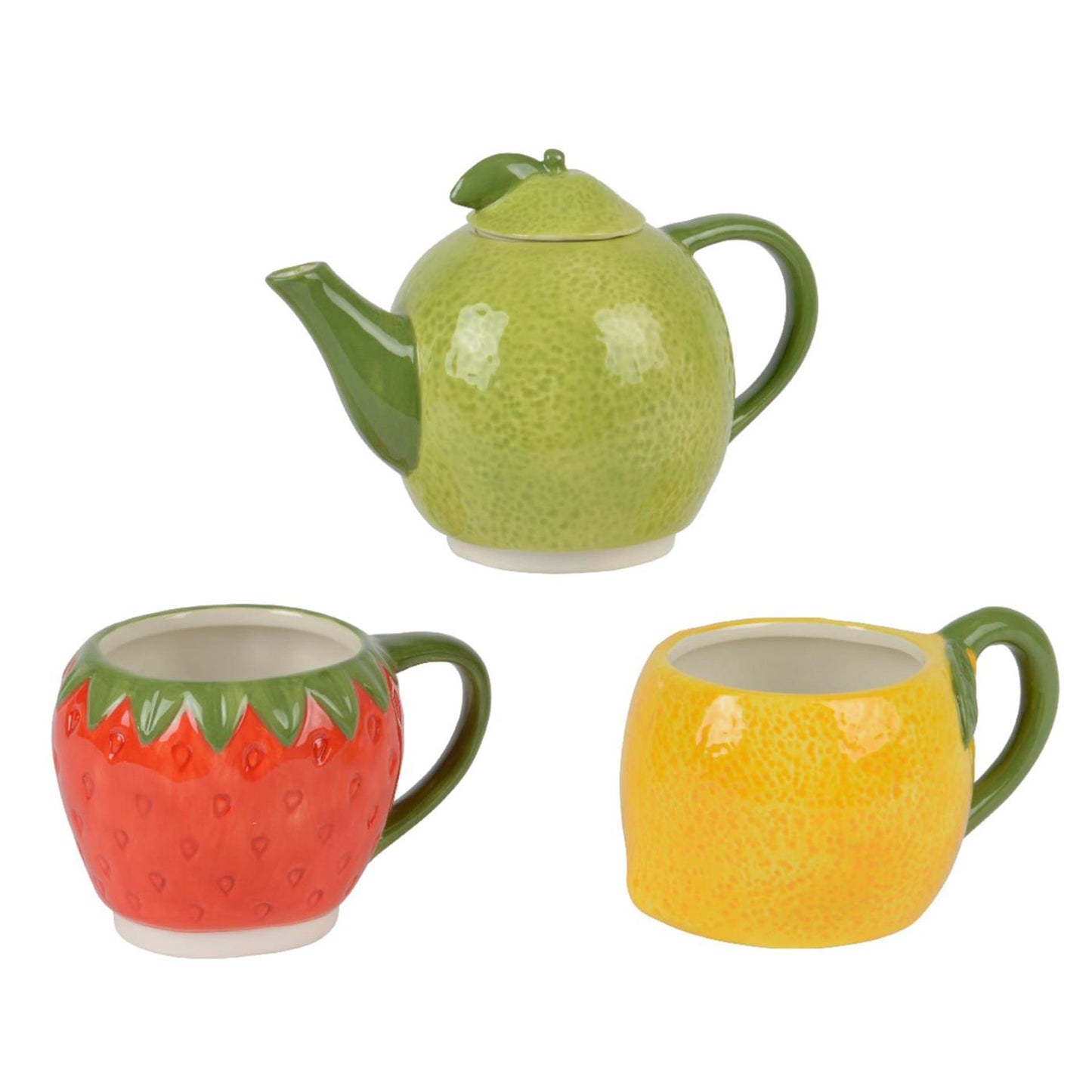 Service à thé Decoris fruits dolomite h24cm