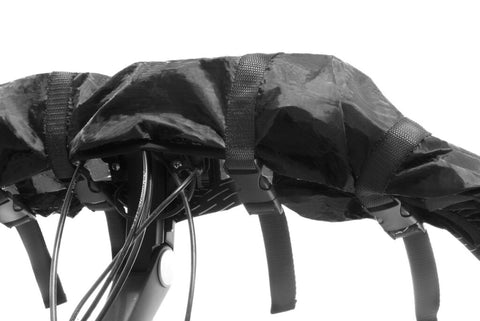 Mirage Housse de protection pour guidon de vélo noir