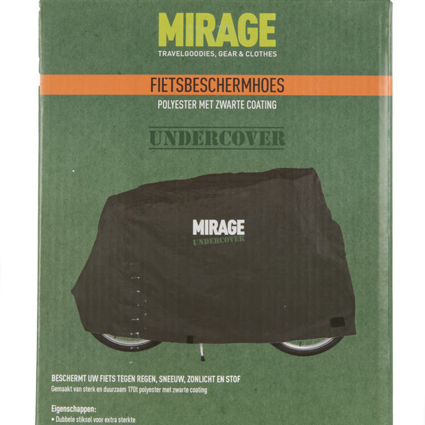 Mirage - Undercover fietsbeschermhoes 170T polyester zwart