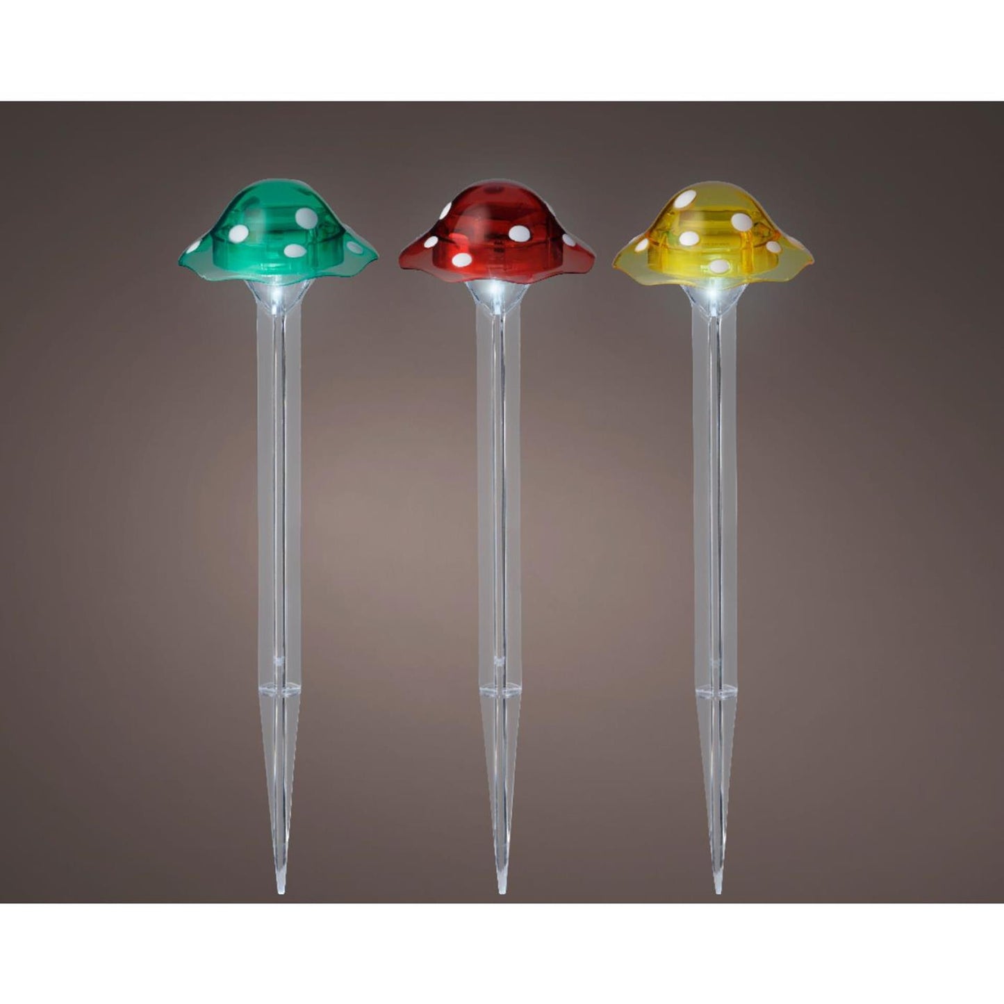 Lumineo lampe solaire champignon h33,5cm