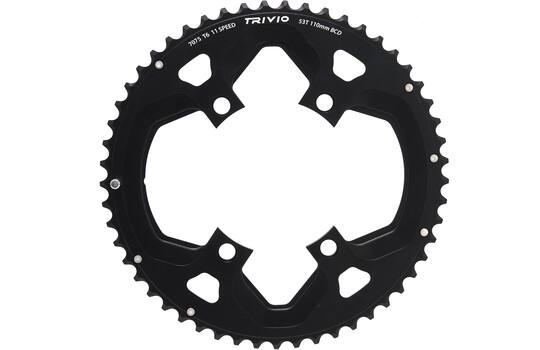 Trivio - plateau de course 53t.11 vitesses 110 bcd 4 bras shimano