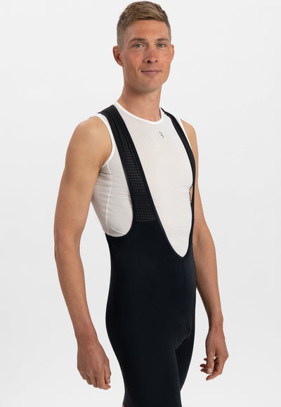 Bbb cuissard de cyclisme hommes avec peau de chamois - rembourrage original - cuissard de cyclisme hommes avec bretelles - maille respirante - cuissard à bretelles powerfit 2.0 - noir - taille XL - bbw-428