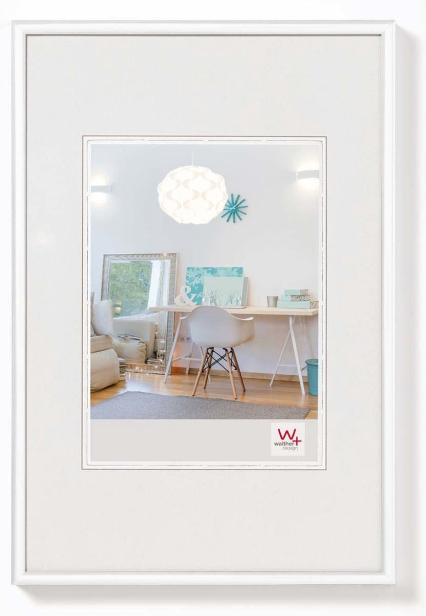 Walther new lifestyle - cadre en plastique - format photo 28x35 cm - blanc