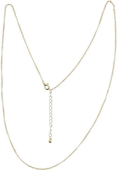 Collier Creativ Company, L: 80 cm, D 1 mm, doré, 1 pièce
