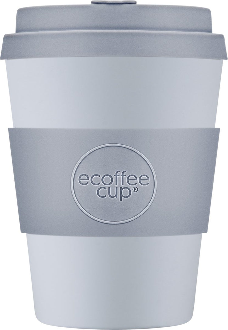 Ecoffee cup glittertind pla - tasse à café à emporter 350 ml - silicone lilas