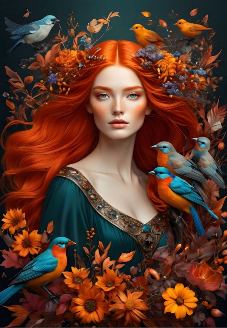 Puzzle Bluebird puzzle flore - collection âme de la nature - 1000 pièces.
