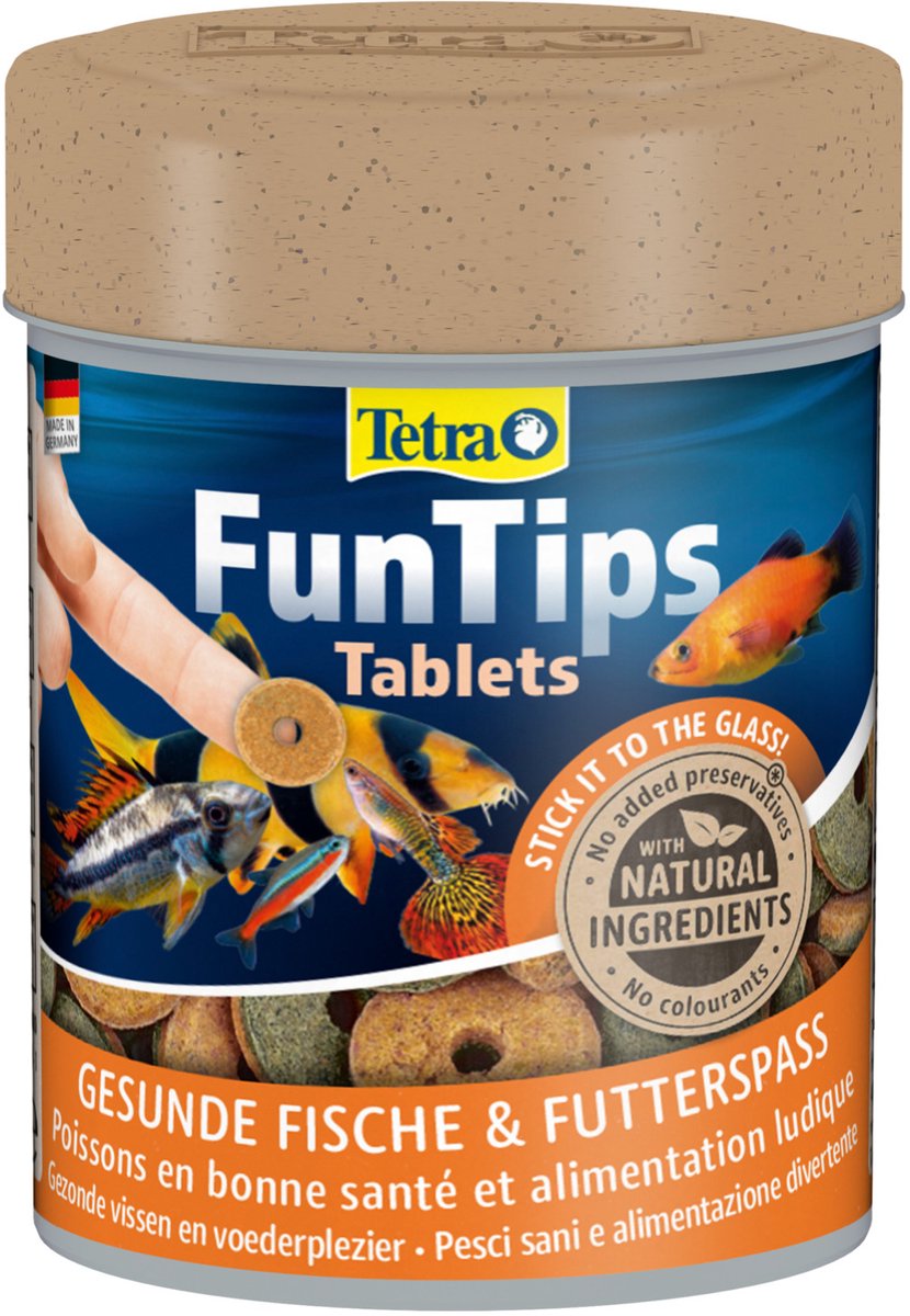 Embouts de comprimés Tetra - nourriture pour poissons - 165 pcs