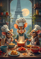 Puzzle Bluebird Puzzle Les Petits Chefs de Paris - Puzzle 1000 pièces.