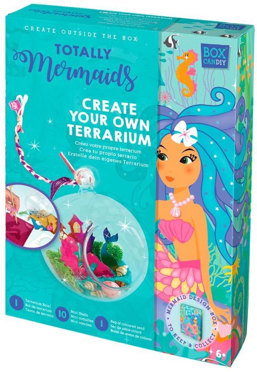 Boîte à bonbons - crafting - fabrique ton propre terrarium junior 12 pièces