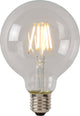 Lucide g80 classe b - lampe à filament - ø 8 cm - LED dimmable - E27 - 1x7w 2700k - transparent