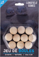 Jeu de Boules en bois, 10e.