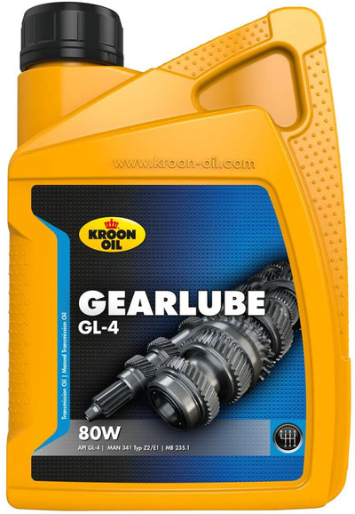 Kroon-oil gearlube gl-4 80w - huile lubrifiante minérale - 1 litre - transparent