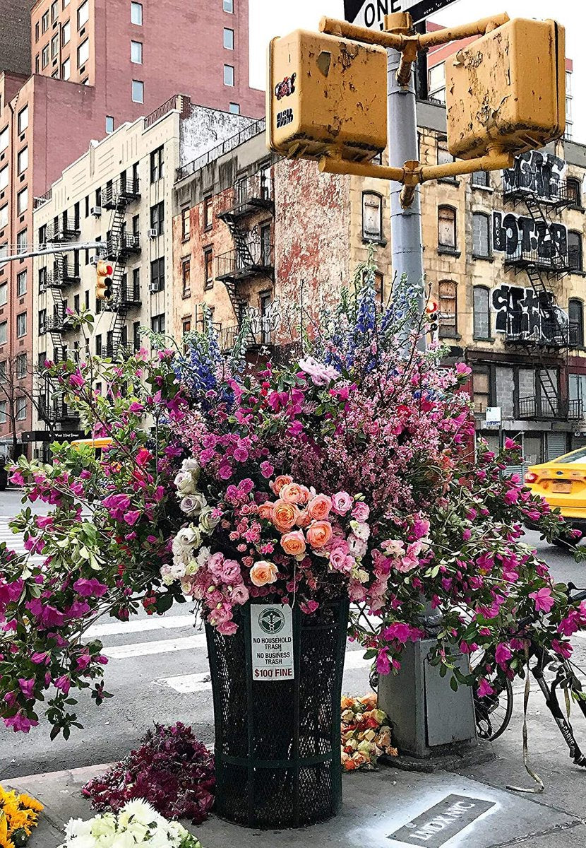 Ravensburger puzzle relax - fleurs à new york - 300 pièces.