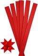 Bandes de tressage Creativ company, l: 73 cm, l: 25 mm, d 11,5 cm, rouge, 100 bandes 1 boîte
