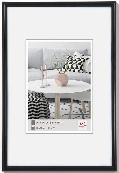 Walther Galeria - cadre en plastique - format photo 40x60 cm - noir
