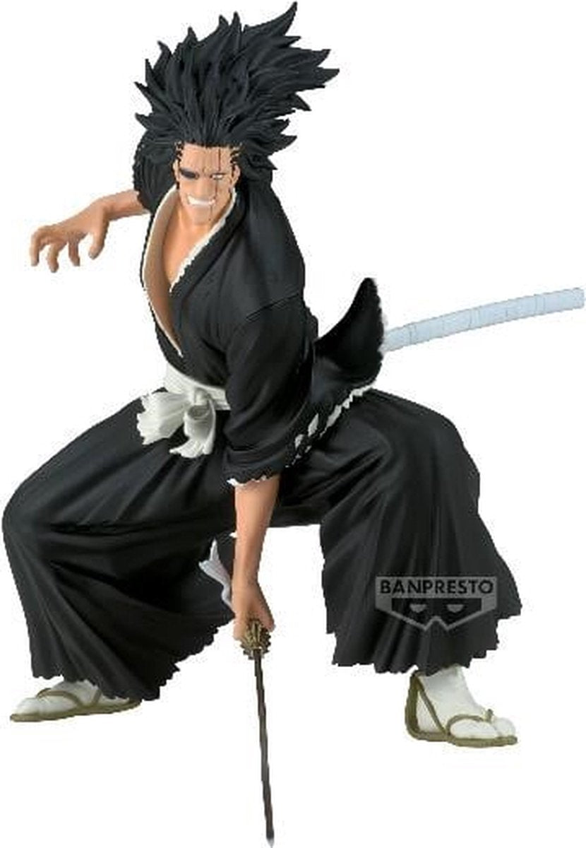 Banpresto co., ltd. eau de javel - étoiles vibrantes - statue kenpachi zaraki 13cm