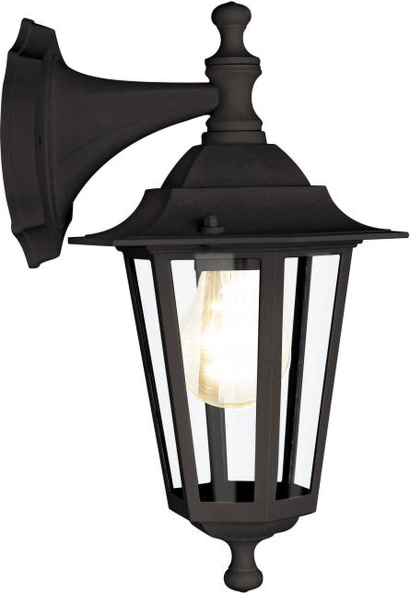 Applique d'extérieur Eglo laterna 4 - e27 - 35 cm - noire