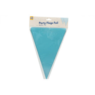 Ligne du drapeau de fête bébé bleu