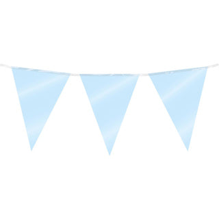 Ligne du drapeau de fête bébé bleu