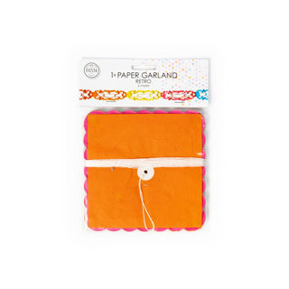 Paper Garland Retro 6 mètres