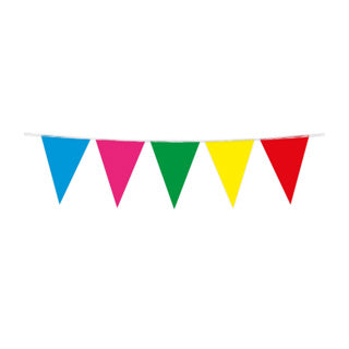 Ligne de drapeau multicolour 10 mètres