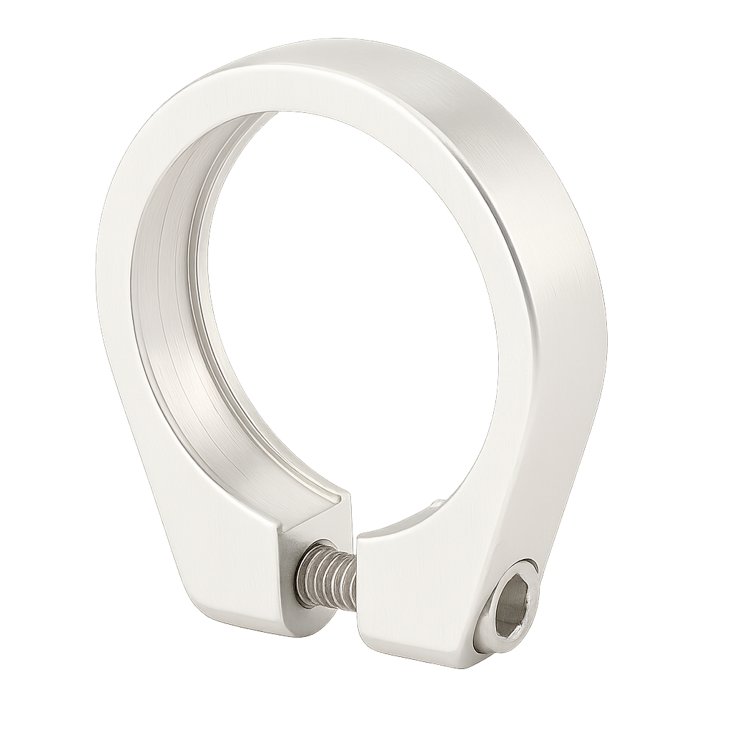Collier de serrage pour tige de selle ø34,9 en aluminium avec vis à six pans creux -
