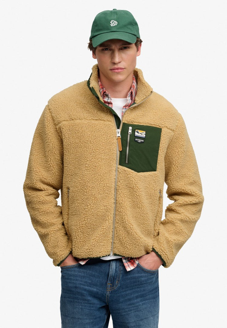 Superdry - Polaire Mountain Full Zip - Homme - Sweats à capuche